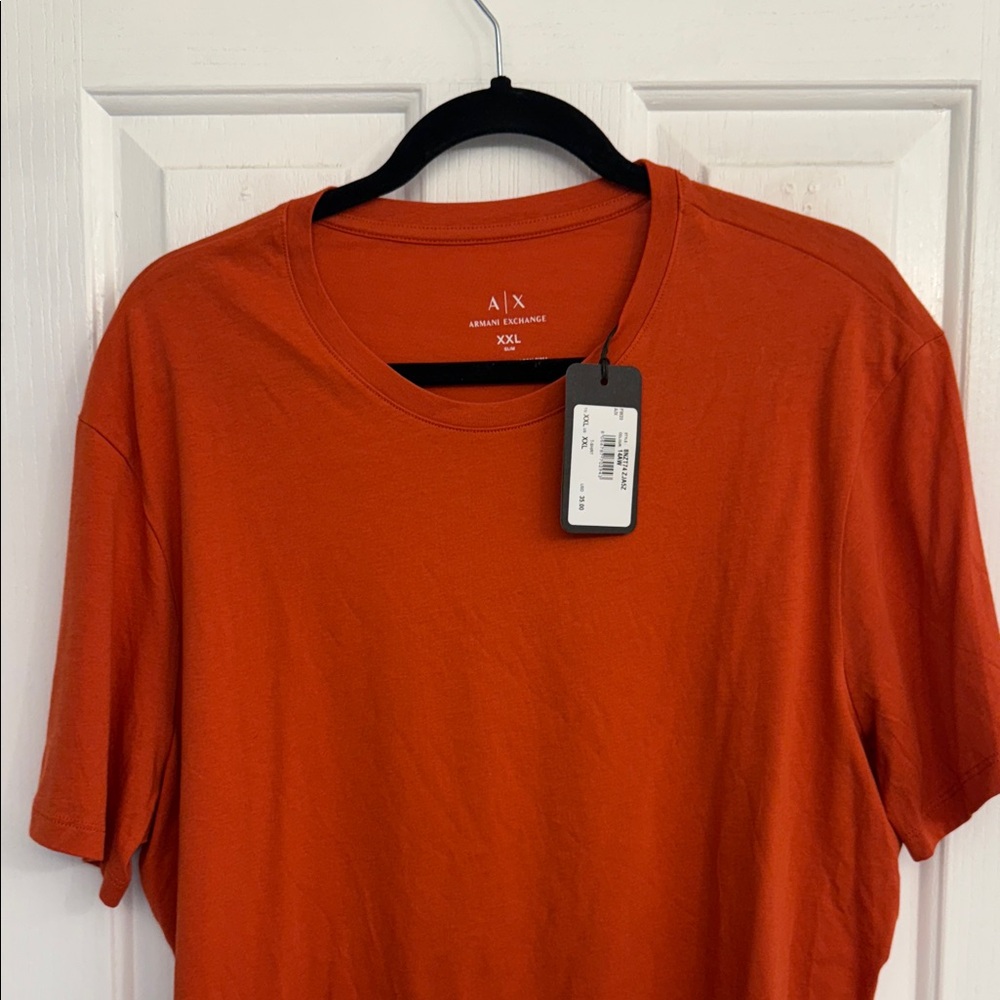 Armani Exchange Men's Bold Orange Tee